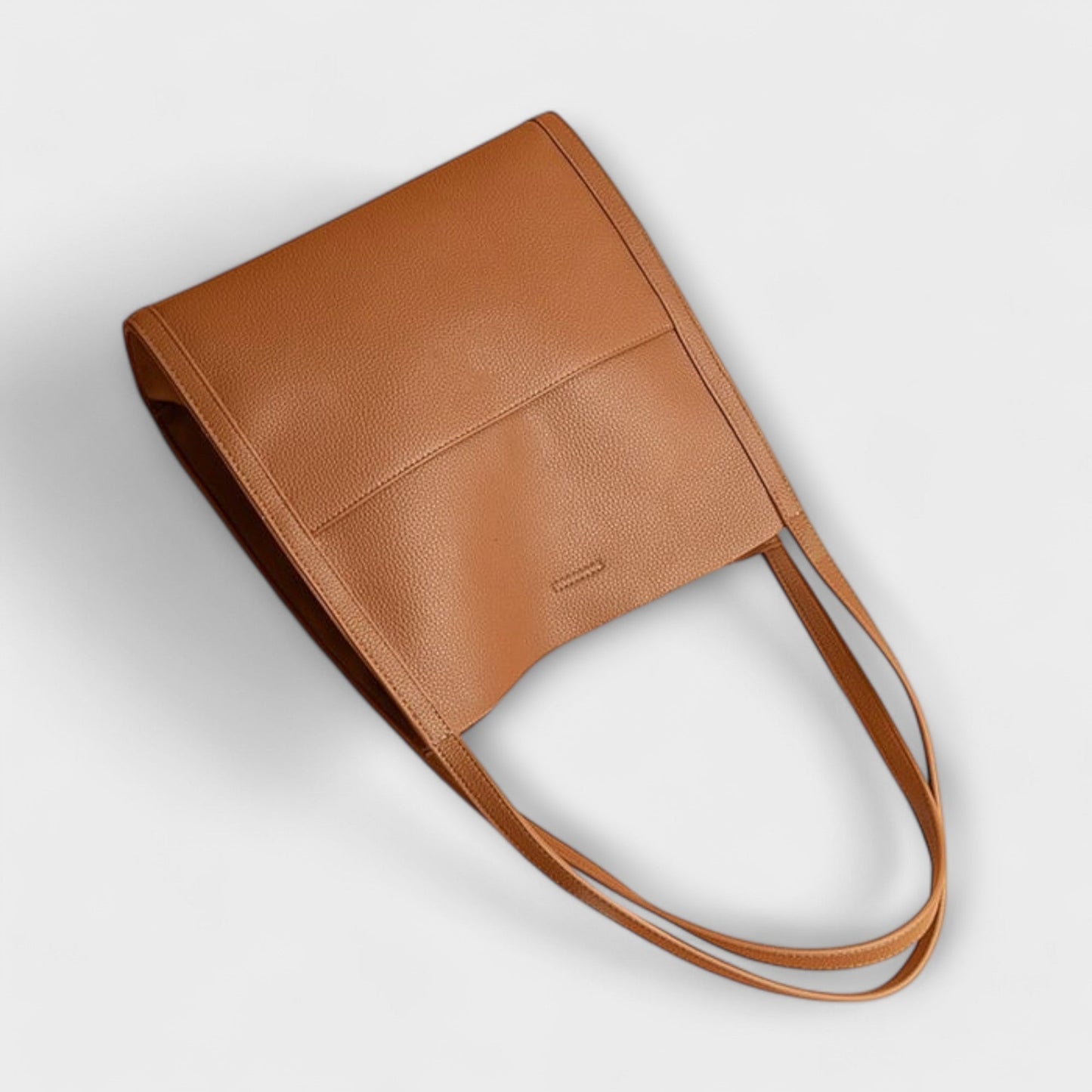 Aurellia. - Sac en Cuir Artisanale avec Grand Espace et Poignées Robustes pour Usage Quotidien