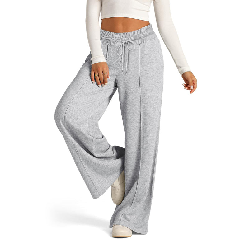 Pantalons Casual en Couleur Unie