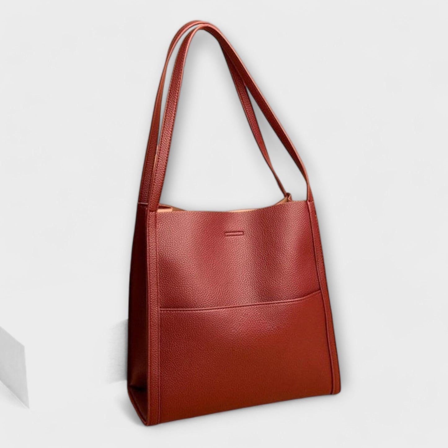 Aurellia. - Sac en Cuir Artisanale avec Grand Espace et Poignées Robustes pour Usage Quotidien