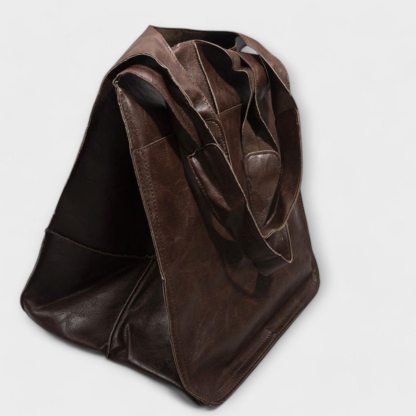 Sac de week-end oversized Aurellia, cuir PU, tote de voyage polyvalent