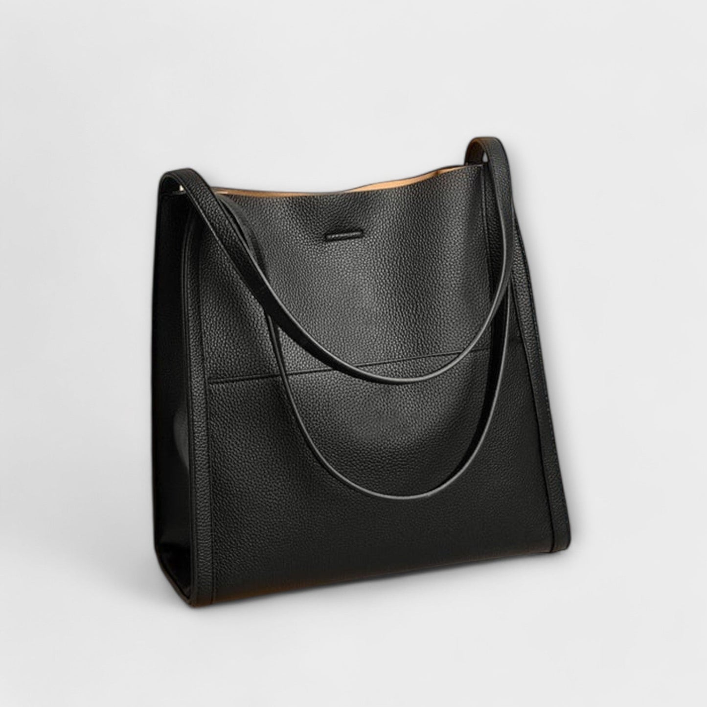 Aurellia. - Sac en Cuir Artisanale avec Grand Espace et Poignées Robustes pour Usage Quotidien