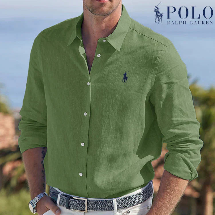 RL™ Chemise ajustée avec boutons