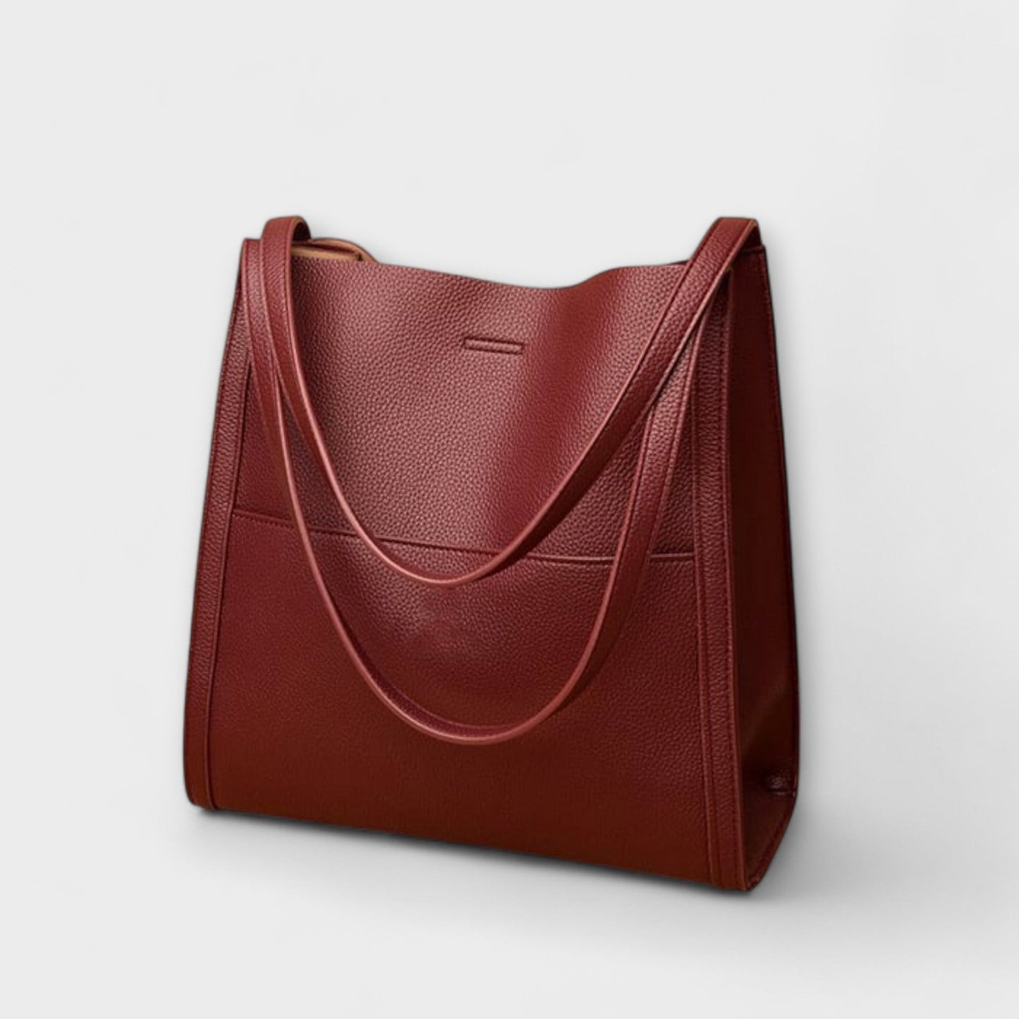 Aurellia. - Sac en Cuir Artisanale avec Grand Espace et Poignées Robustes pour Usage Quotidien