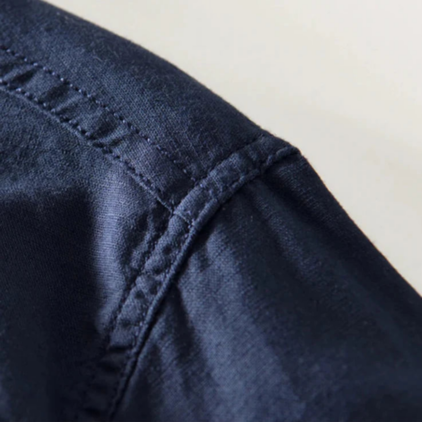 Chemise col montant – Coupe décontractée