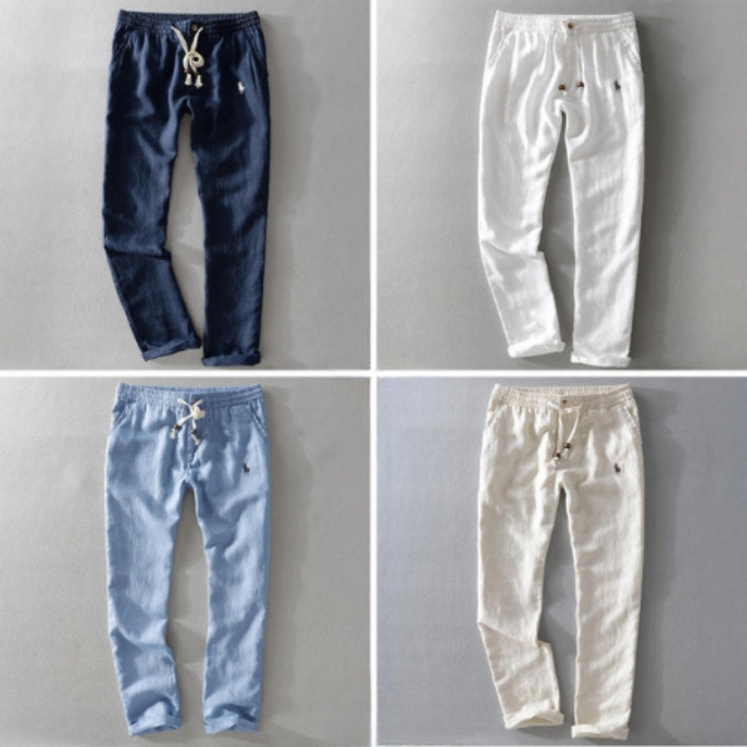 Pantalons en lin décontractés RL™