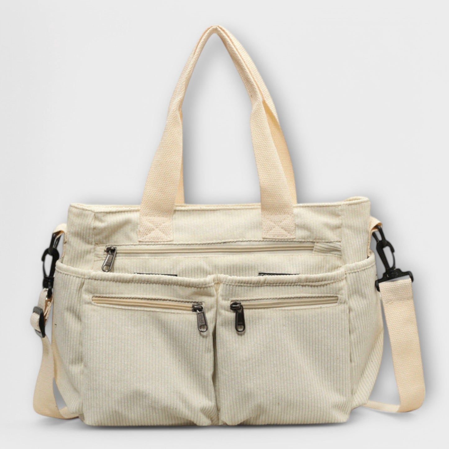 Sac à épaule Aurellia - Matériau en corde léger et résistant à l'eau, grand compartiment zippé, idéal pour le travail ou les voyages