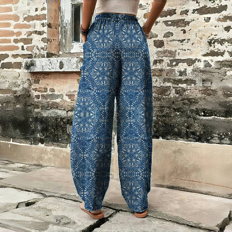 Pantalons Vintage Ethniques Imprimés