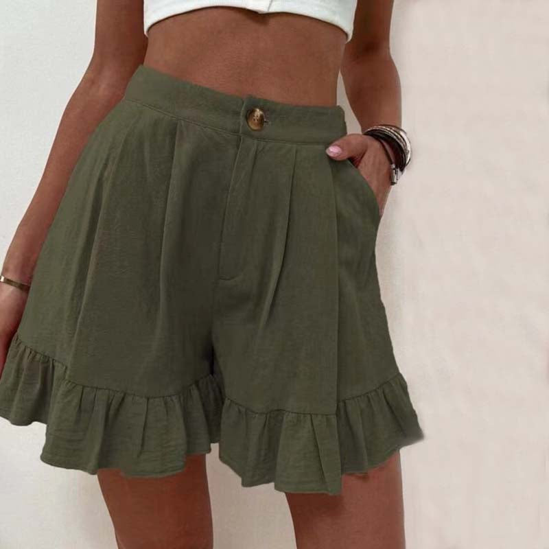 Shorts Casual en Couleur Unie