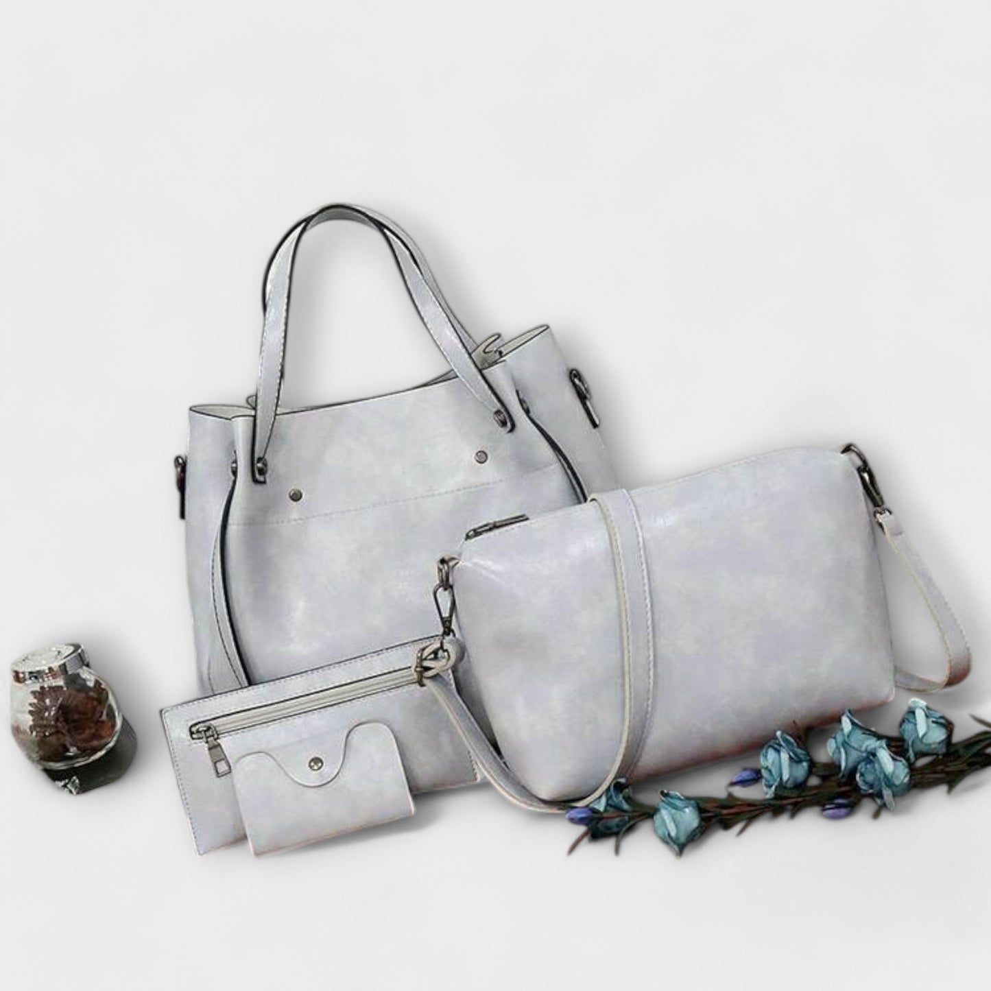 Aurellia - Ensemble de 4 Sacs Vintage Élégants pour Usage Quotidien