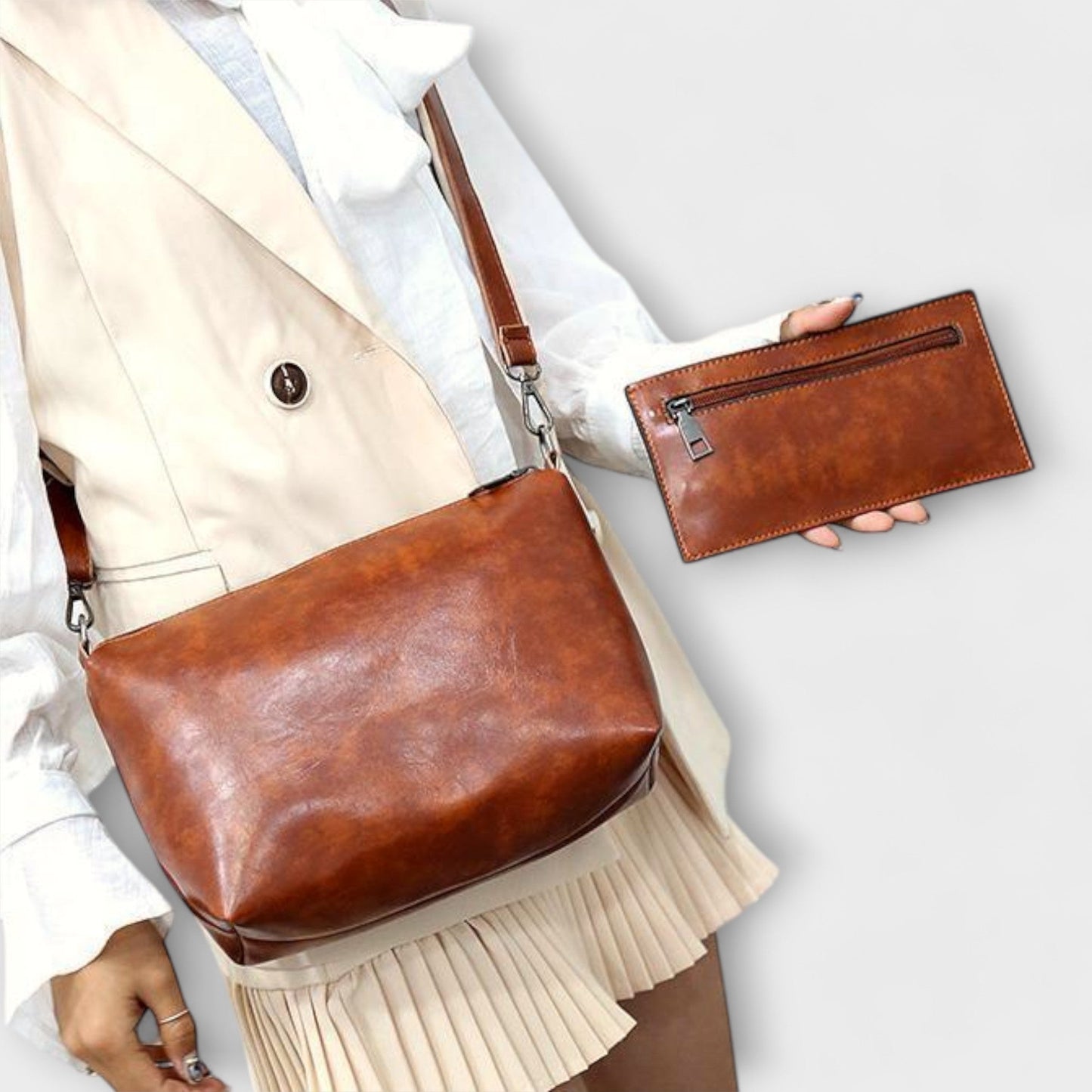 Aurellia - Ensemble de 4 Sacs Vintage Élégants pour un Usage Quotidien