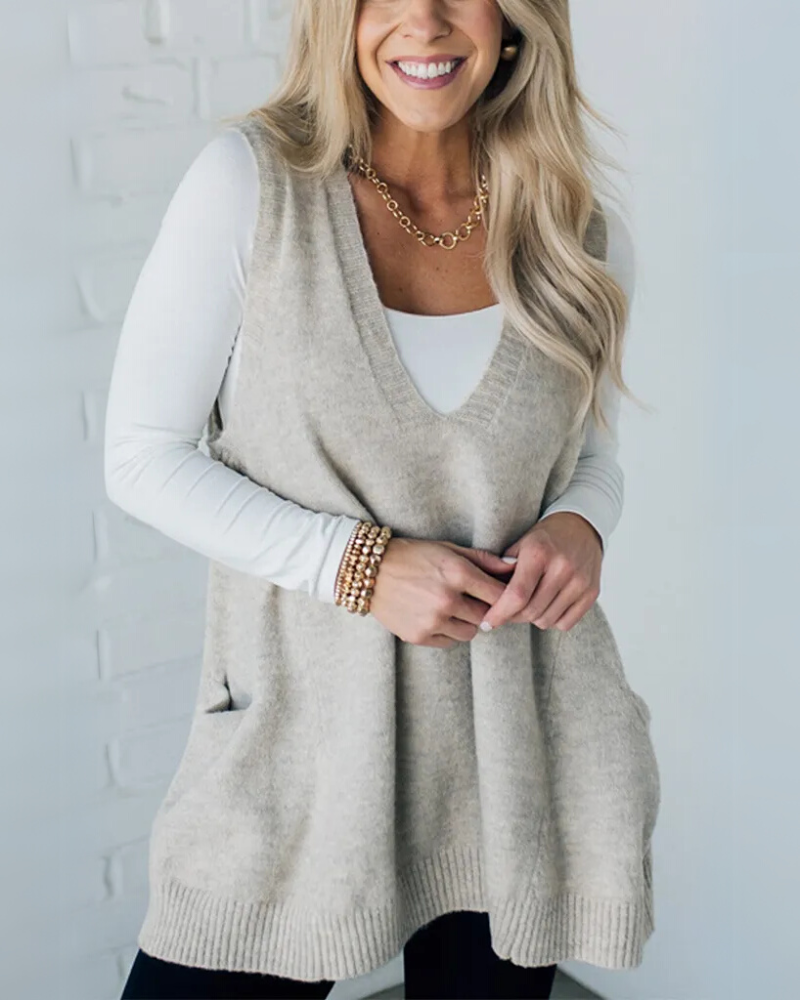 Elena - Gilet en Maille