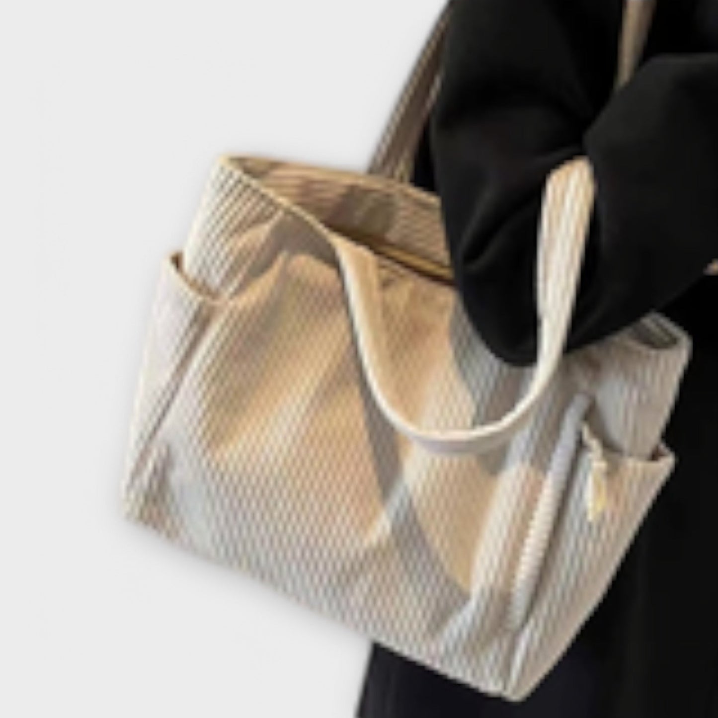 Sac à épaule Aurellia - Design en cordon spacieux avec poches, 39x15x28 cm, disponible en plusieurs couleurs