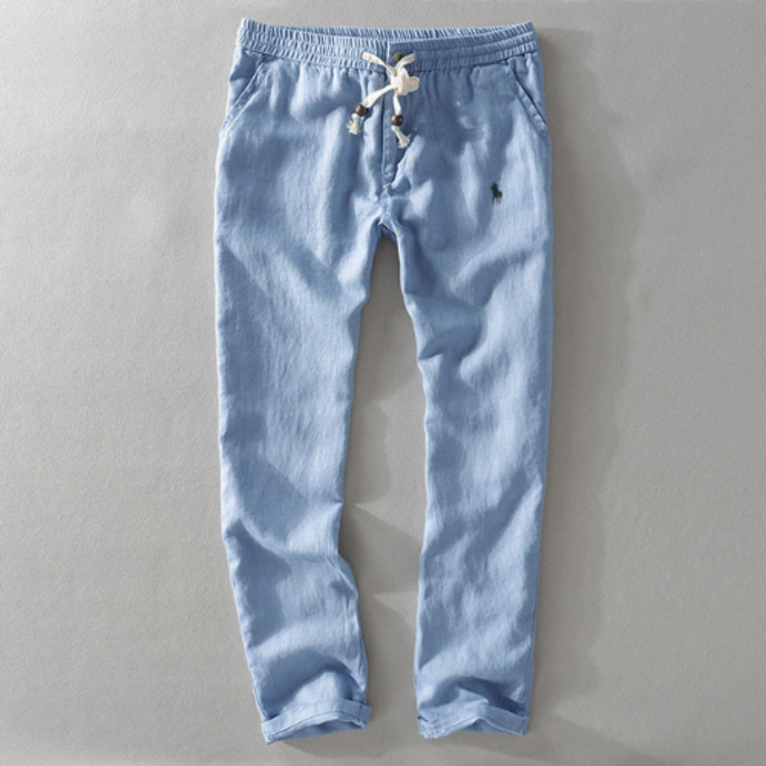 Pantalons en lin décontractés RL™