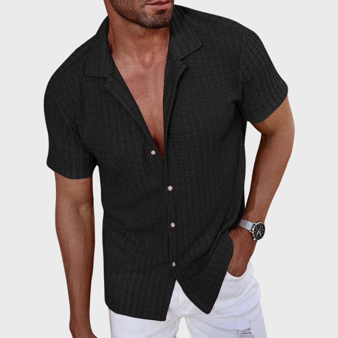 Chemise Breeze en Maille Texturée Haven Hills