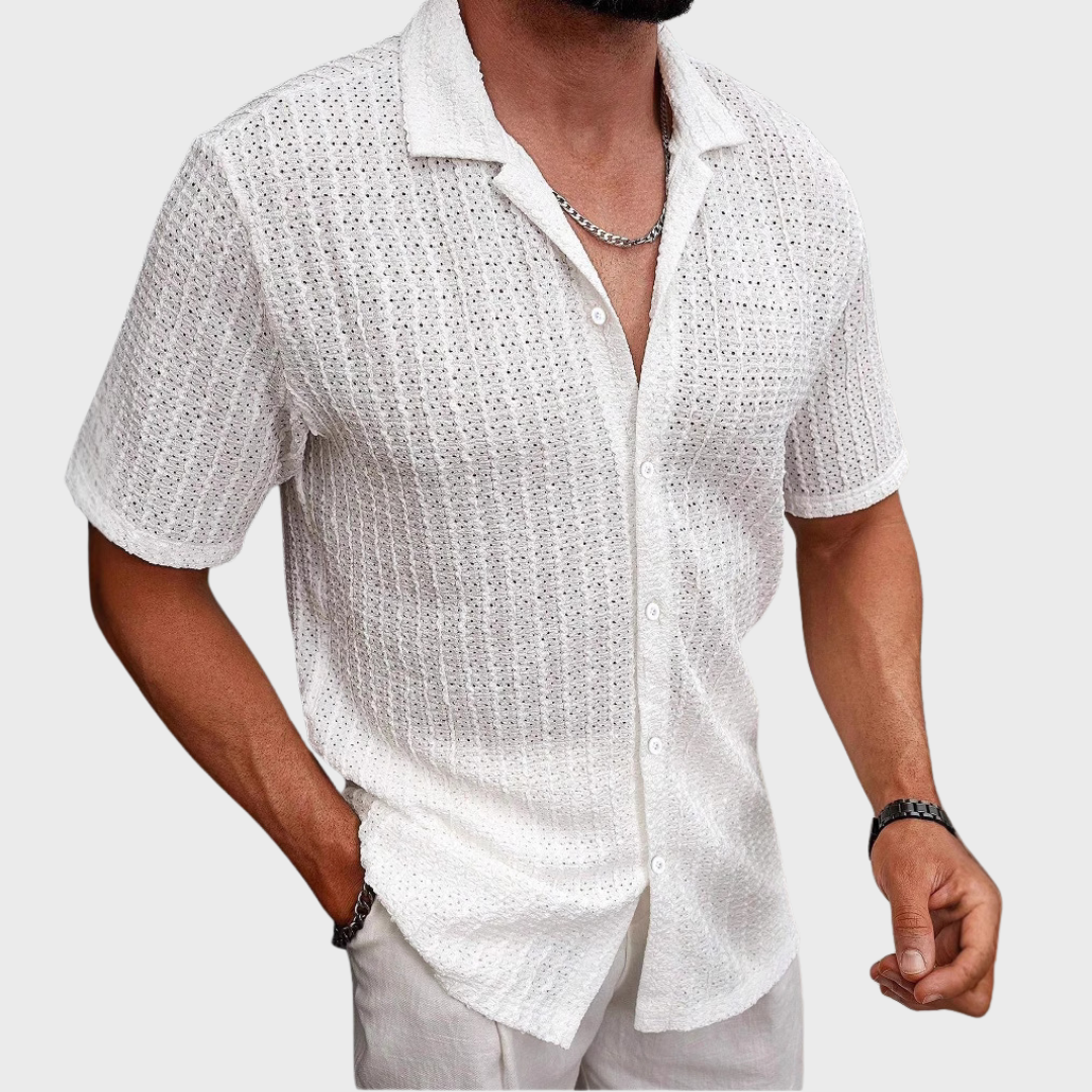 Chemise Breeze en Maille Texturée Haven Hills
