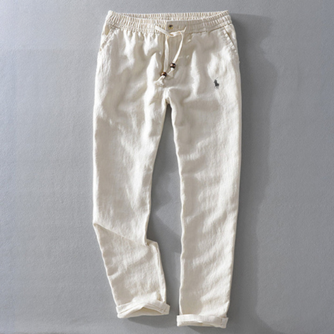 Pantalons en lin décontractés RL™