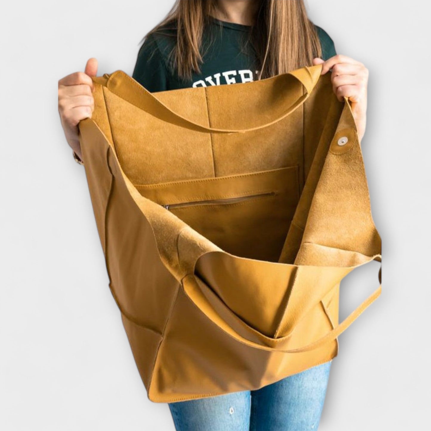 Sac de week-end oversized Aurellia, cuir PU, tote de voyage polyvalent