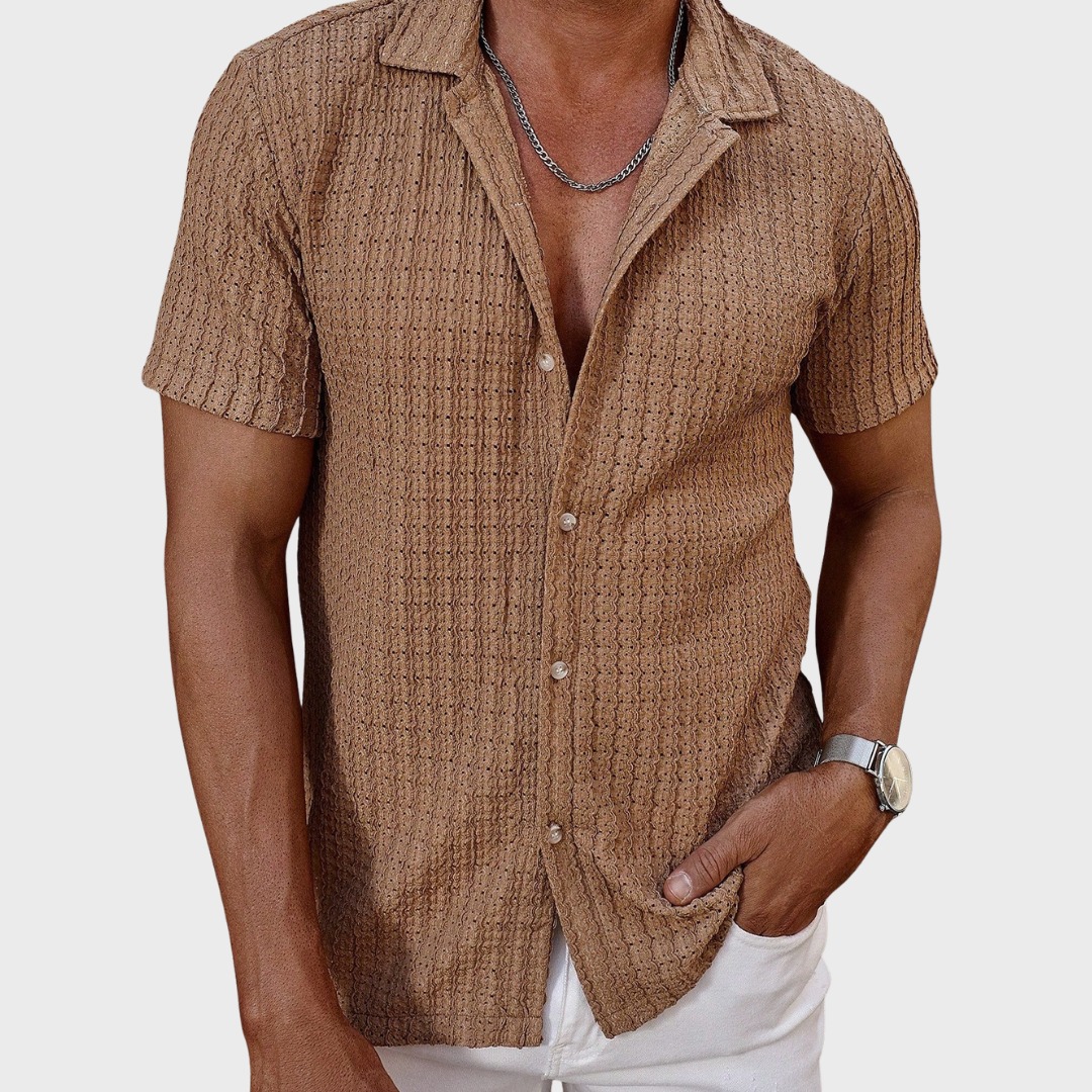 Chemise Breeze en Maille Texturée Haven Hills