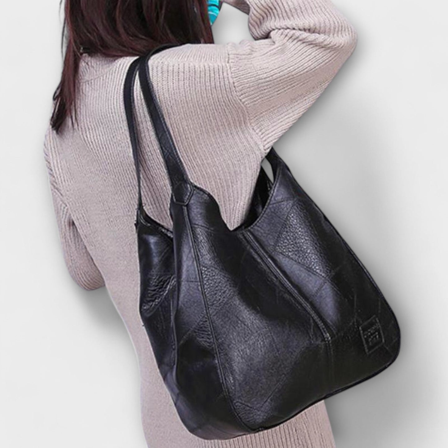 Sac en cuir vintage Aurellia - Design spacieux et élégant pour un usage quotidien