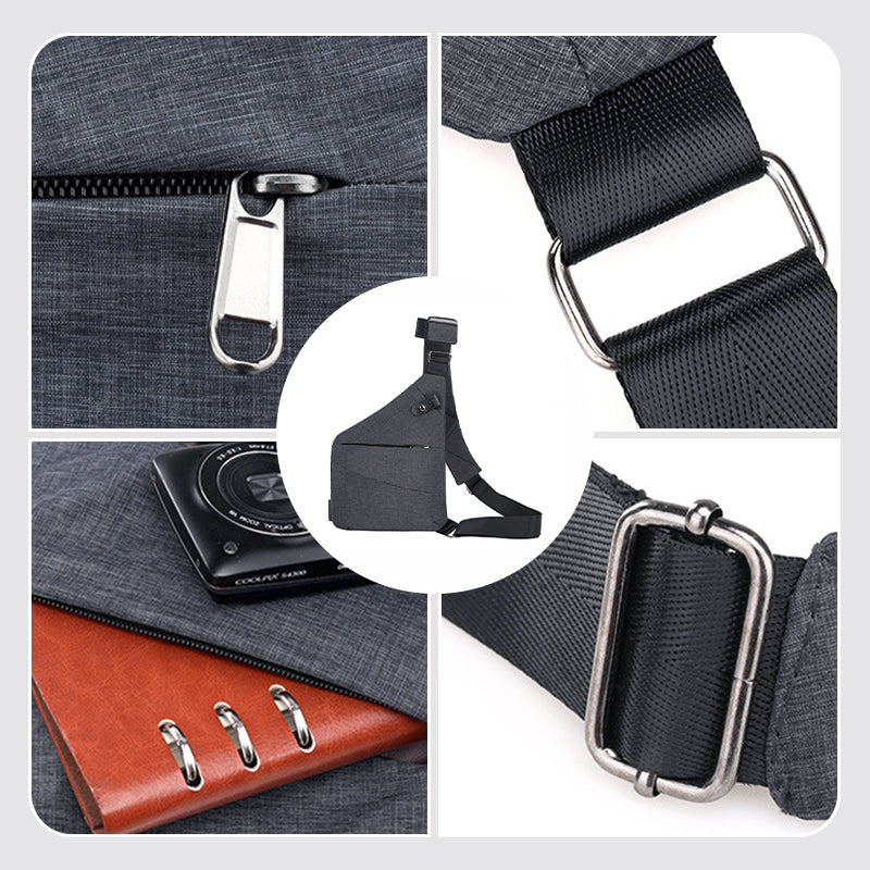 Aurellia - Sac à Bandoulière Antivol, Imperméable, Léger, pour Voyages et Excursions, Design Ergonomique et Spacieux