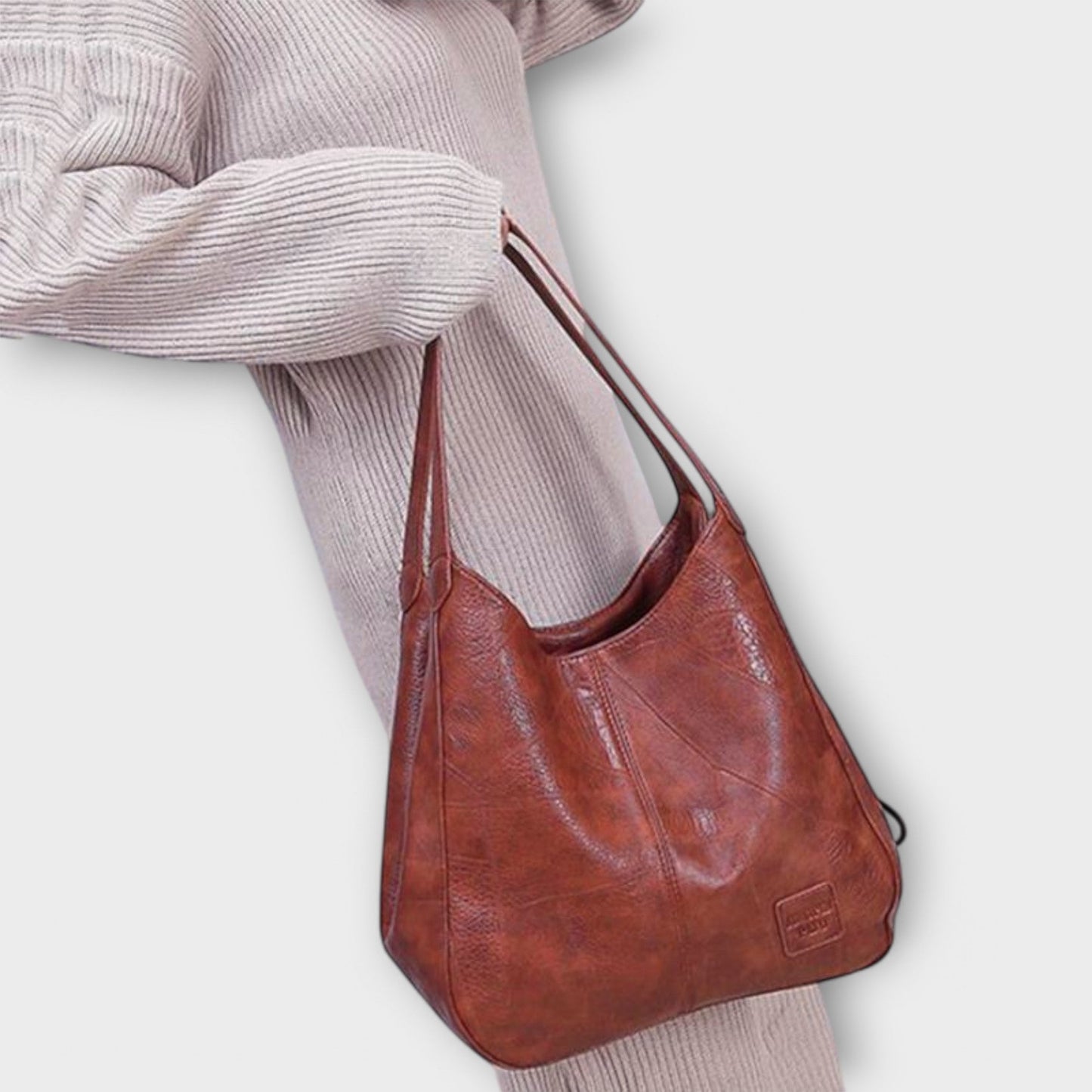 Sac en cuir vintage Aurellia - Design spacieux et élégant pour un usage quotidien