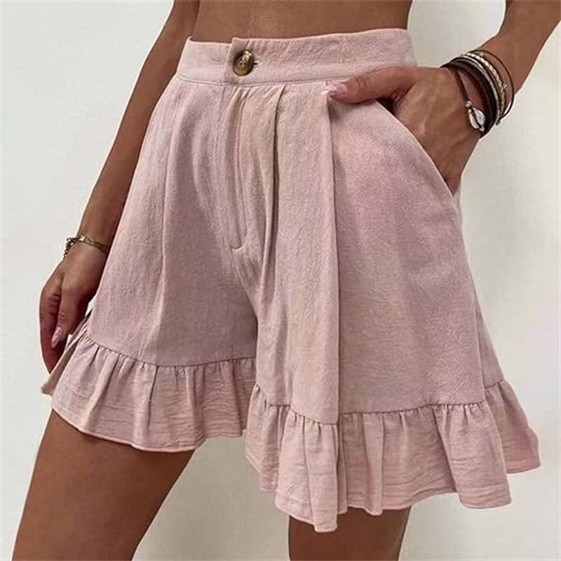 Shorts Casual en Couleur Unie