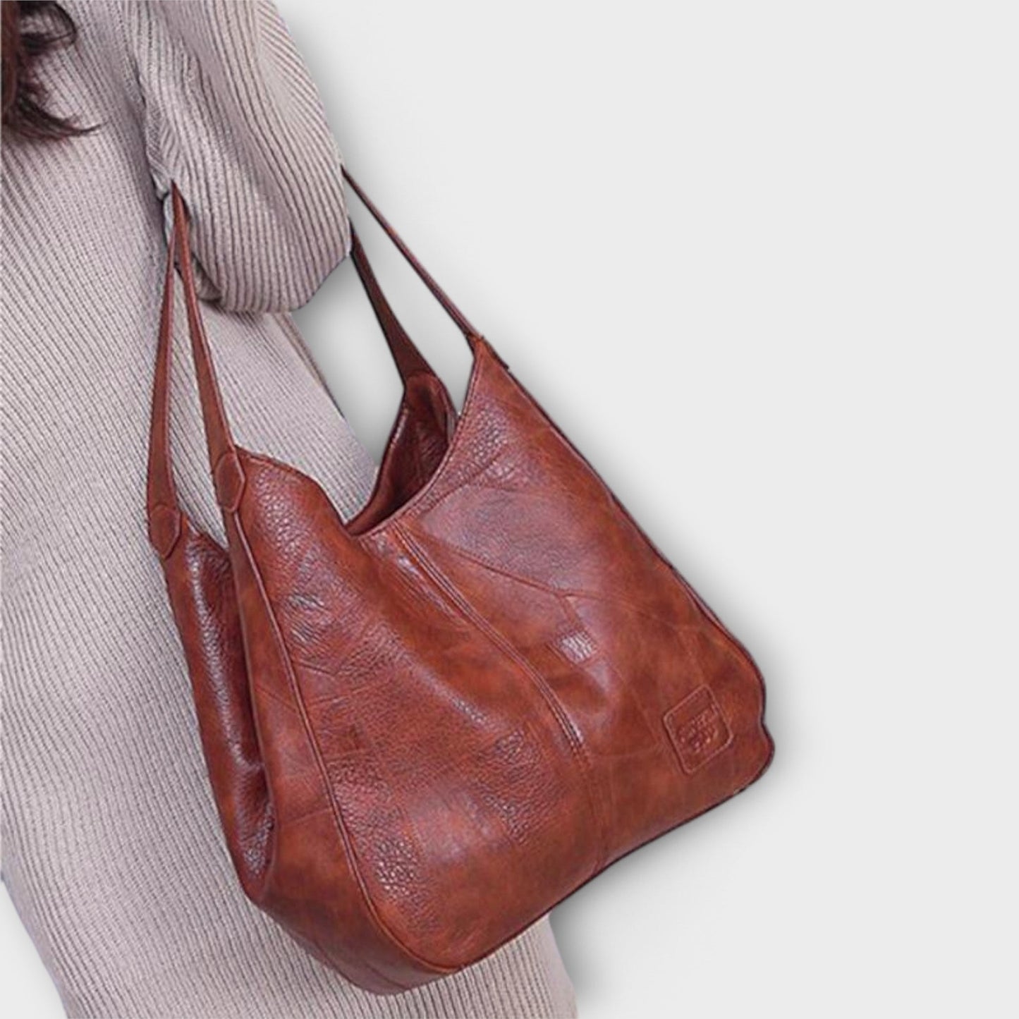 Sac en cuir vintage Aurellia - Design spacieux et élégant pour un usage quotidien