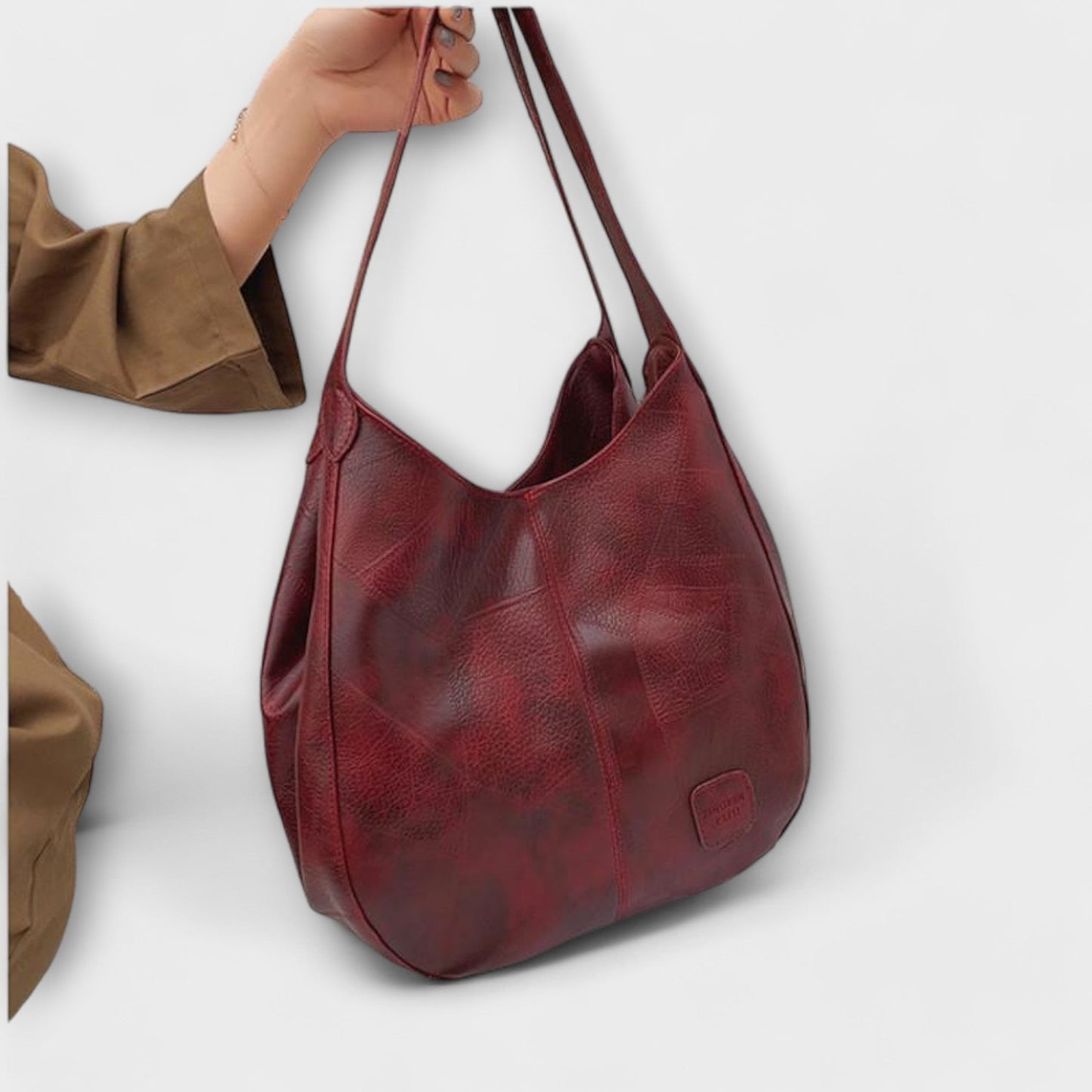 Sac en cuir vintage Aurellia - Design spacieux et élégant pour un usage quotidien
