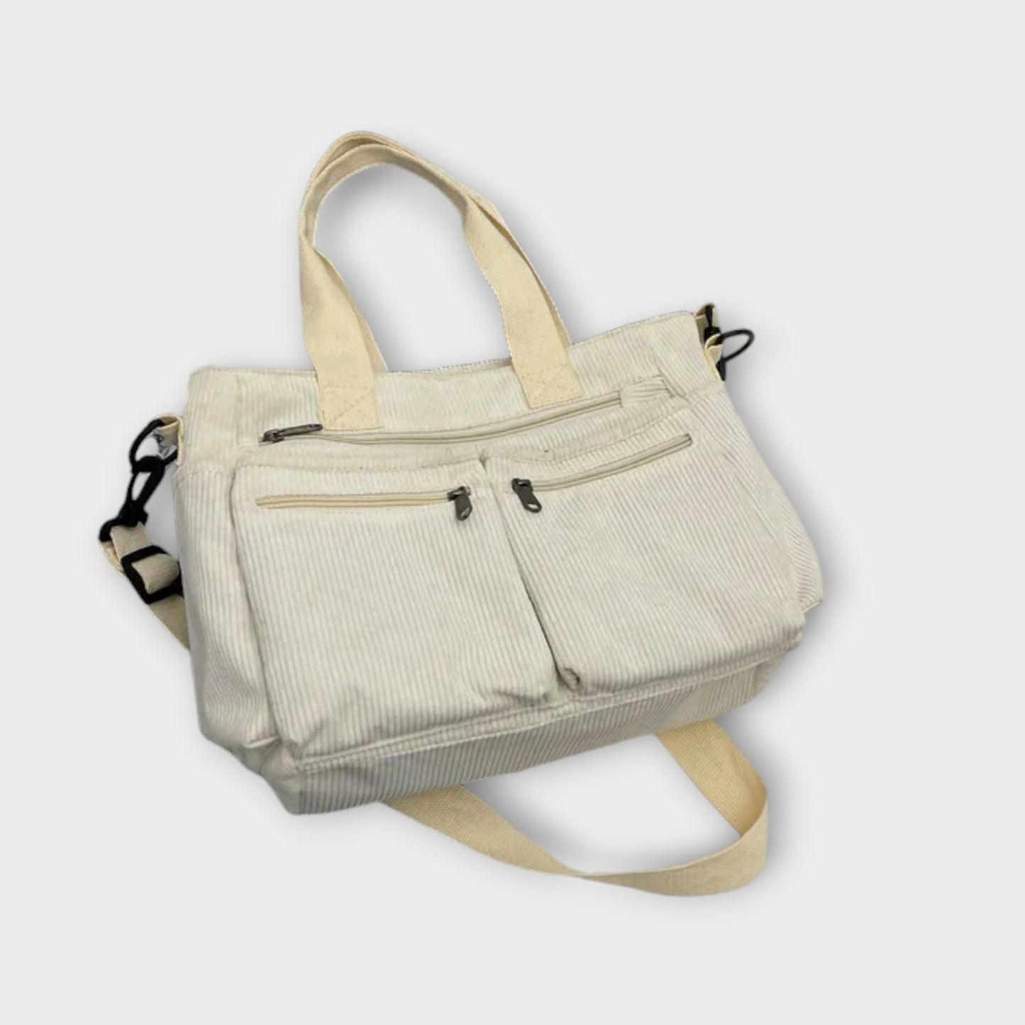 Sac à épaule Aurellia - Matériau en corde léger et résistant à l'eau, grand compartiment zippé, idéal pour le travail ou les voyages