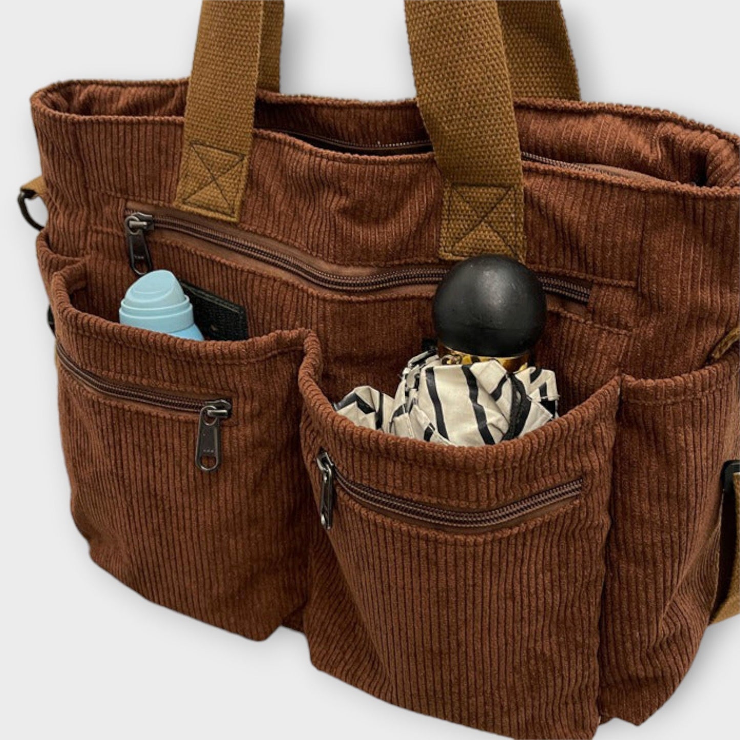 Sac à épaule Aurellia - Matériau en corde léger et résistant à l'eau, grand compartiment zippé, idéal pour le travail ou les voyages