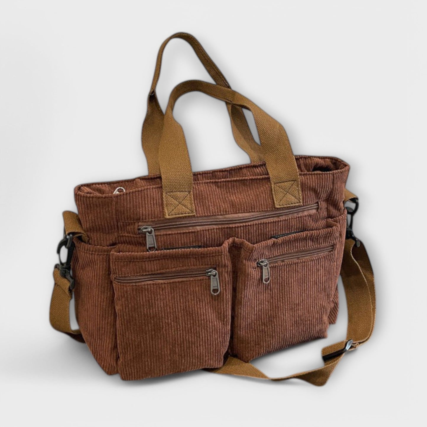 Sac à épaule Aurellia - Matériau en corde léger et résistant à l'eau, compartiment zippé spacieux, idéal pour le travail ou les voyages