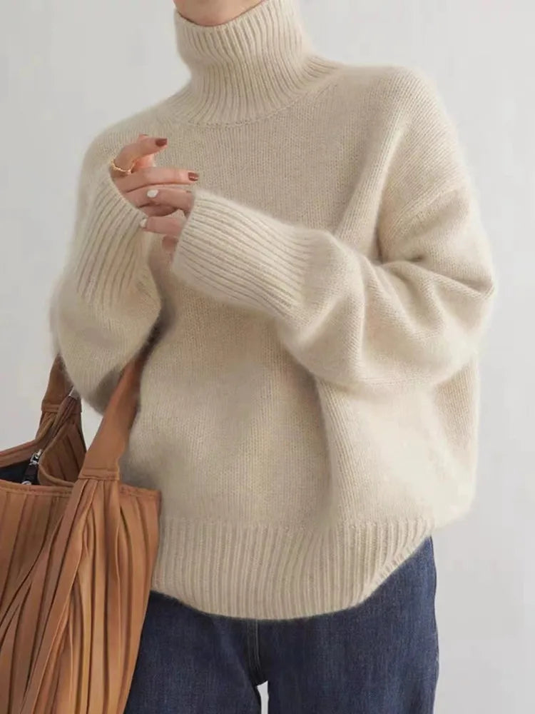 Pull à Col Roulé Lynn