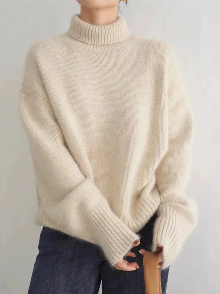 Pull à Col Roulé Lynn