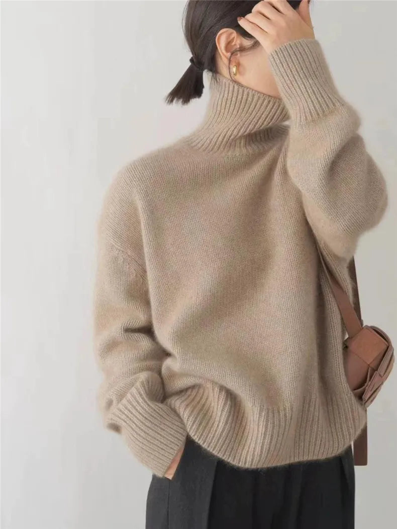 Pull à Col Roulé Lynn
