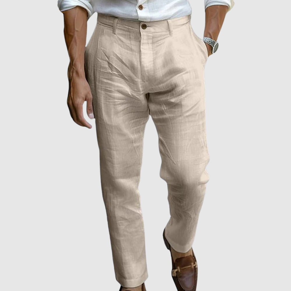 Pantalons en Lin Chic de Saint-Tropez