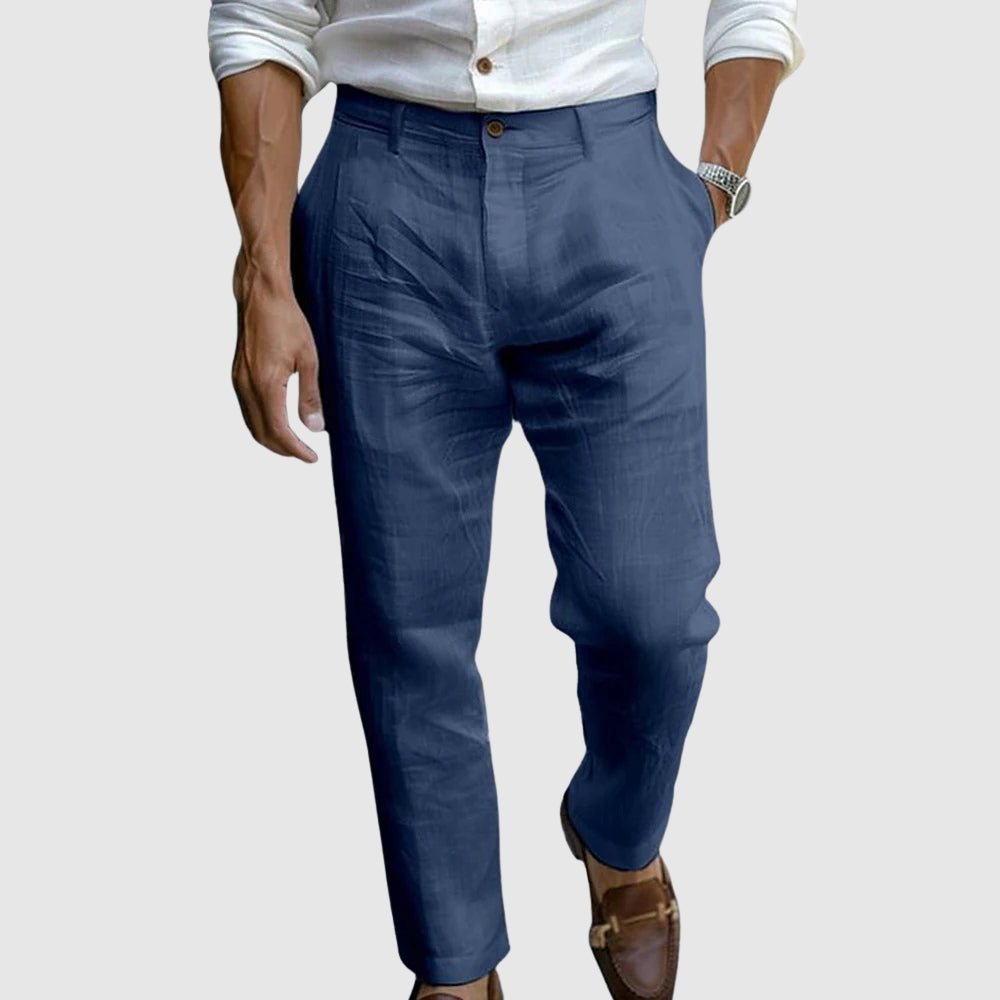 Pantalons en Lin Chic de Saint-Tropez