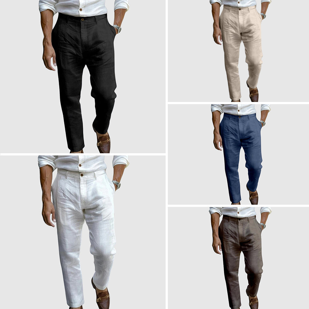 Pantalons en Lin Chic de Saint-Tropez