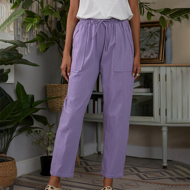 Pantalons Casual Droit
