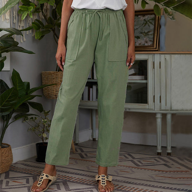 Pantalons Casual Droit