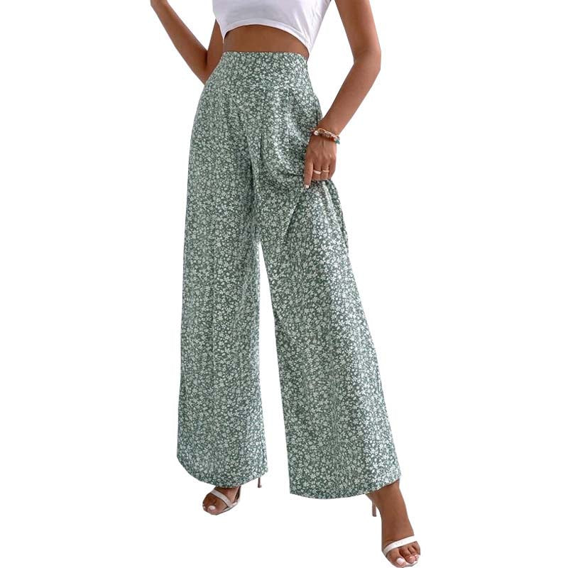 Pantalons Fleurs Décontractés