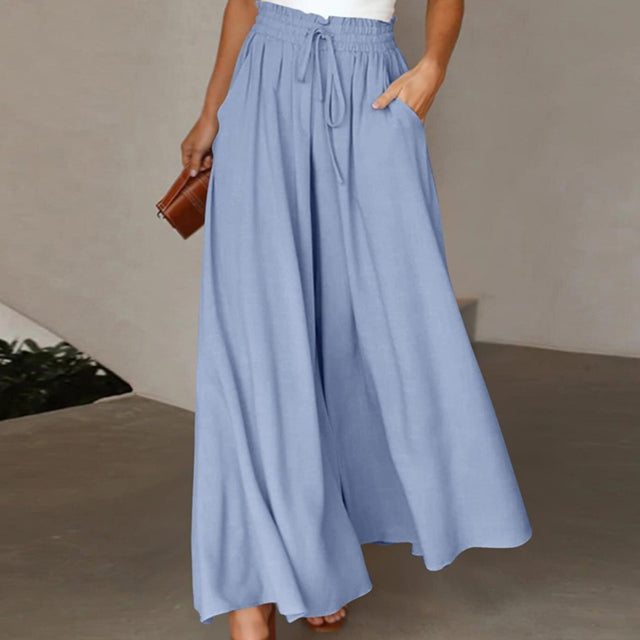 Pantalons Casual Avec Jambes Larges