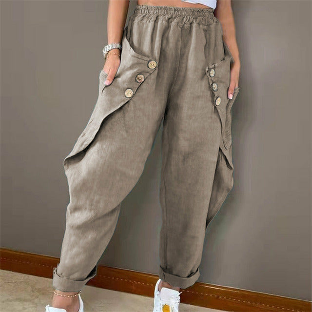 Pantalon Harem Décontracté