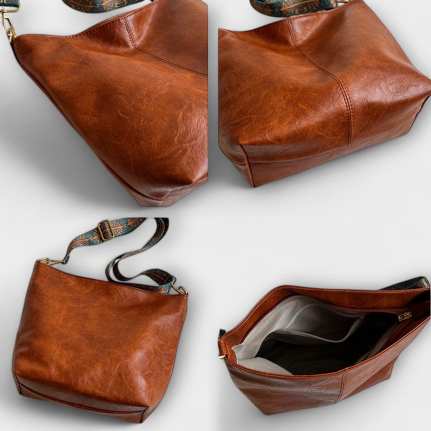 Sac à épaule vintage Aurellia - Design élégant, spacieux et polyvalent pour un usage quotidien