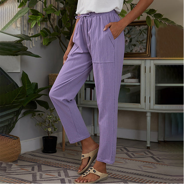 Pantalons Casual Droit