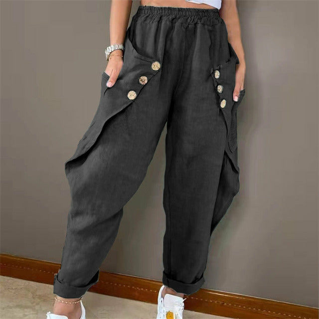 Pantalon Harem Décontracté