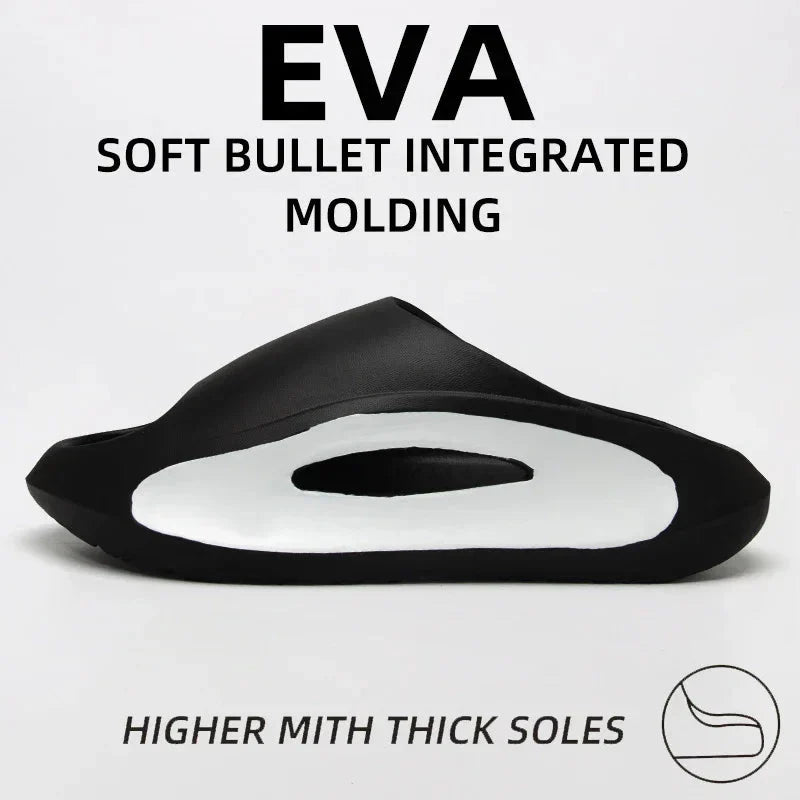 VoetVibe Chaussons Unisexes Antidérapants en EVA Doux pour Intérieur/Extérieur