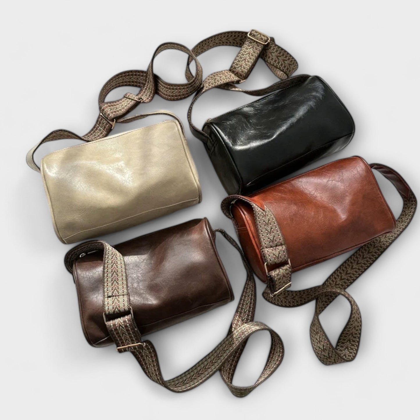 Aurellia Sac à Bandoulière Vintage - Élégant et Pratique pour un Usage Quotidien
