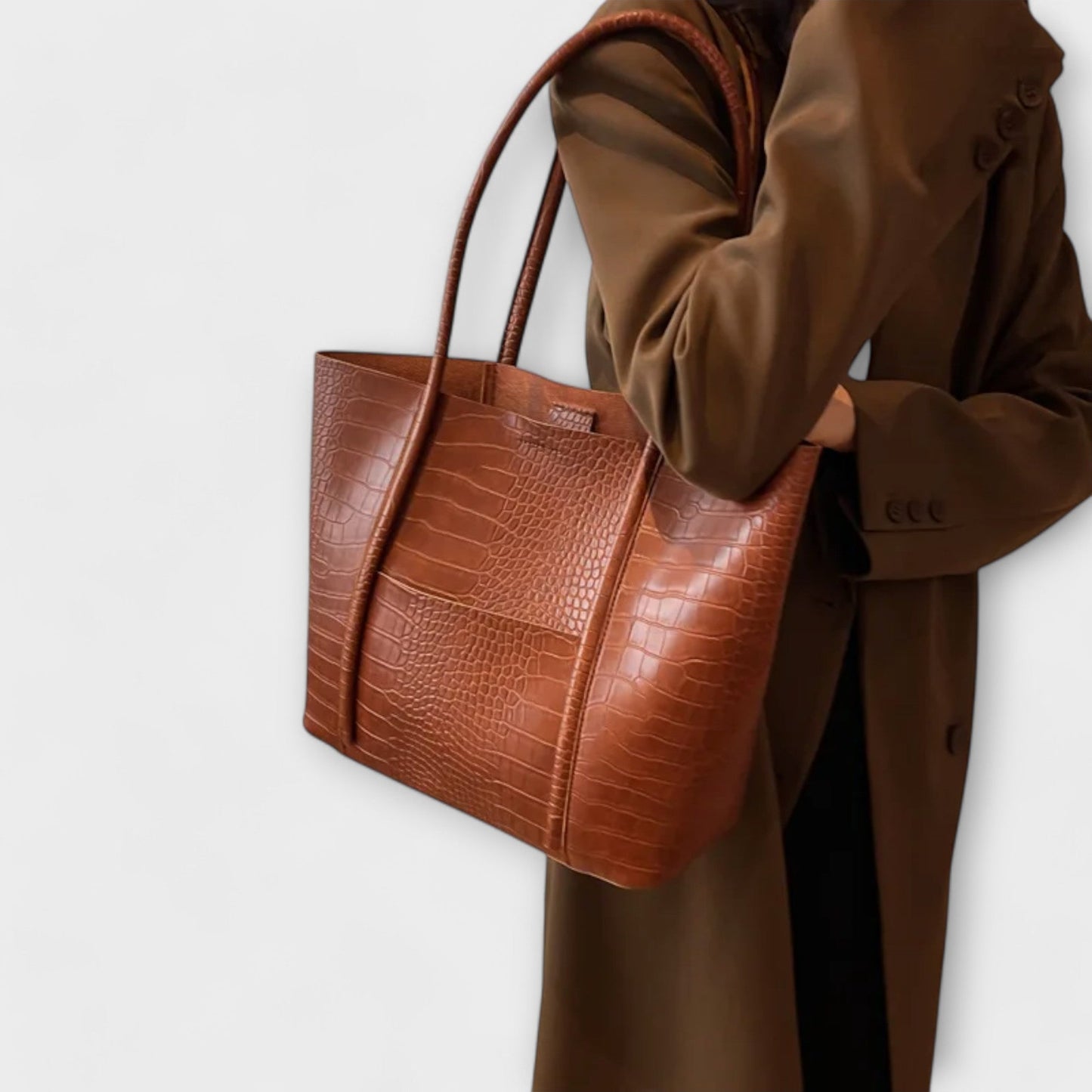 Sac à bandoulière vintage RL en simili cuir - Élégant et fonctionnel pour un usage quotidien