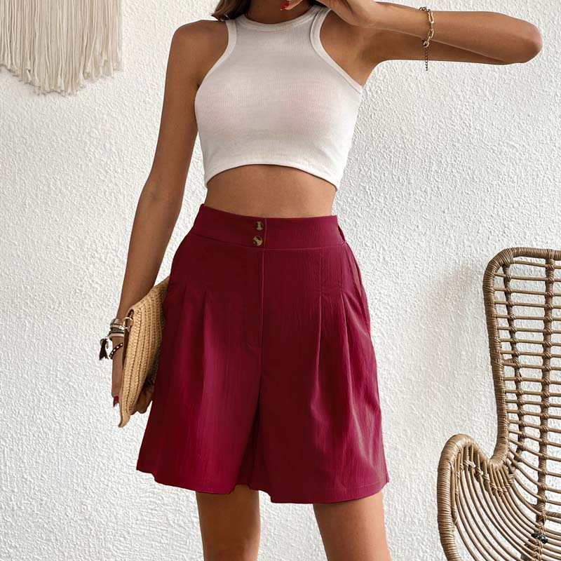 Shorts Casual Monochromatiques