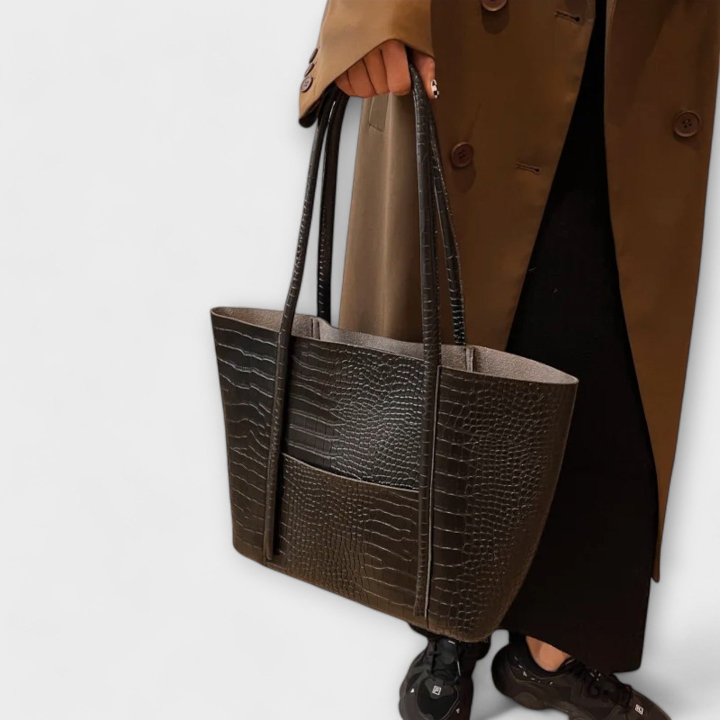 Sac à bandoulière vintage RL en simili cuir - Élégant et fonctionnel pour un usage quotidien